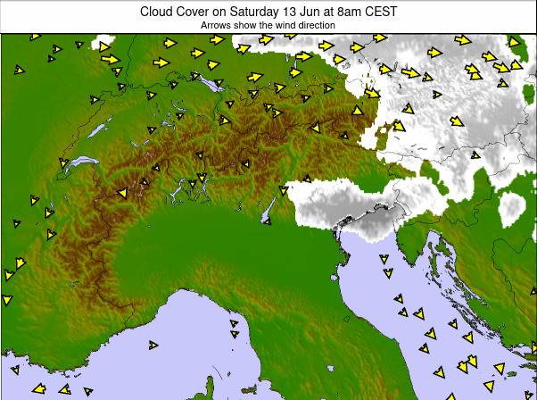 EUROPEAN ALPS weather map - click to go back to main thumbnail page