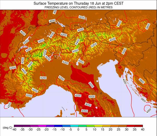 EUROPEAN ALPS weather map - click to go back to main thumbnail page