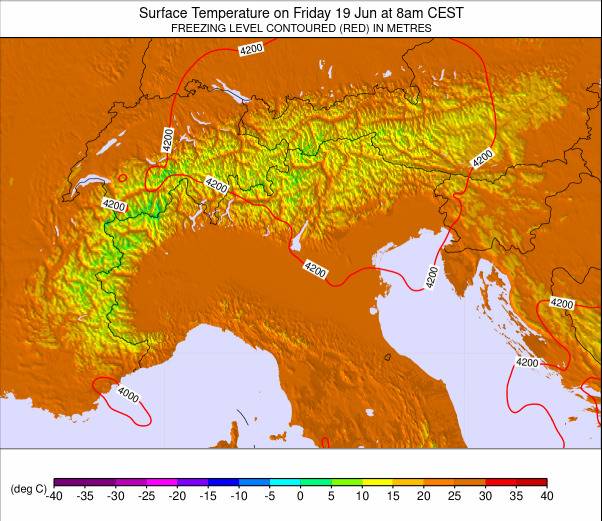 EUROPEAN ALPS weather map - click to go back to main thumbnail page