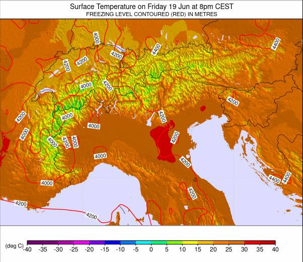 EUROPEAN ALPS weather map - click to go back to main thumbnail page