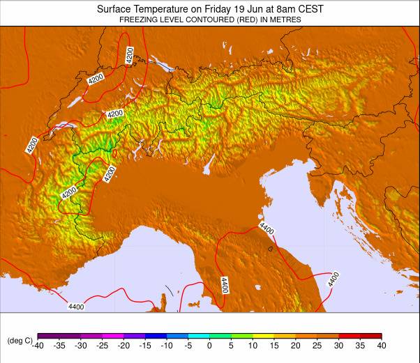 EUROPEAN ALPS weather map - click to go back to main thumbnail page
