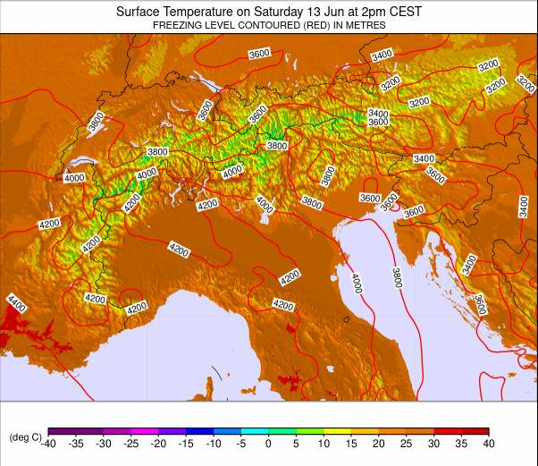 EUROPEAN ALPS weather map - click to go back to main thumbnail page