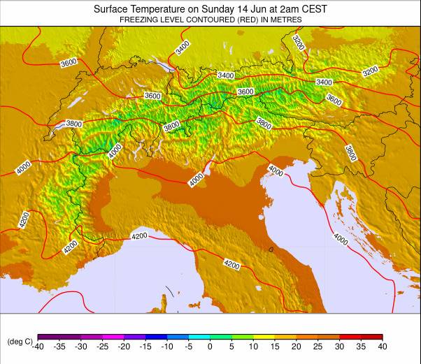 EUROPEAN ALPS weather map - click to go back to main thumbnail page