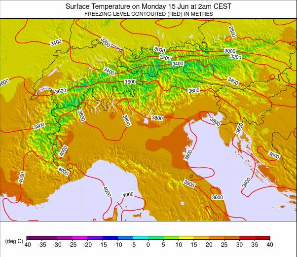 EUROPEAN ALPS weather map - click to go back to main thumbnail page