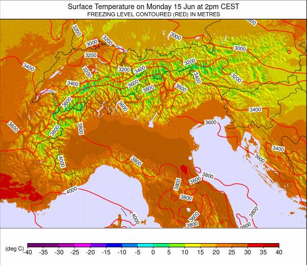 EUROPEAN ALPS weather map - click to go back to main thumbnail page