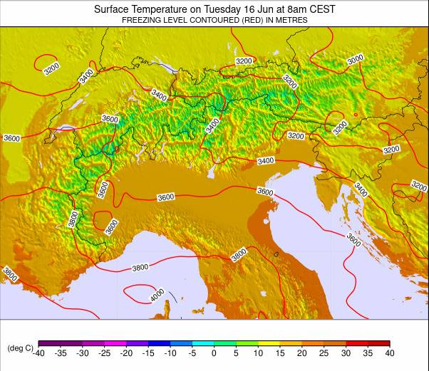 EUROPEAN ALPS weather map - click to go back to main thumbnail page