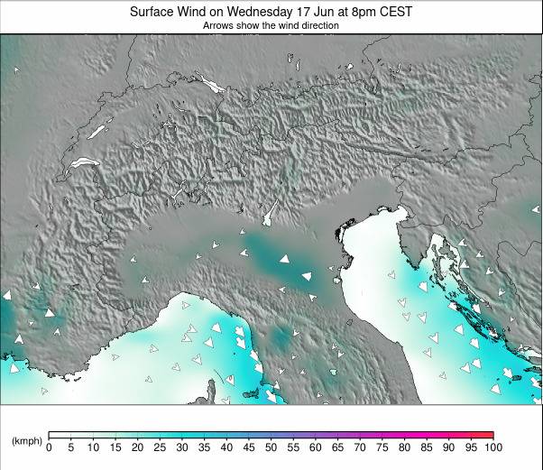 EUROPEAN ALPS weather map - click to go back to main thumbnail page