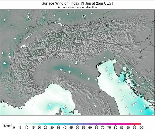 EUROPEAN ALPS weather map - click to go back to main thumbnail page
