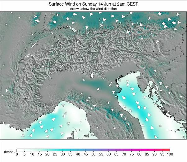 EUROPEAN ALPS weather map - click to go back to main thumbnail page