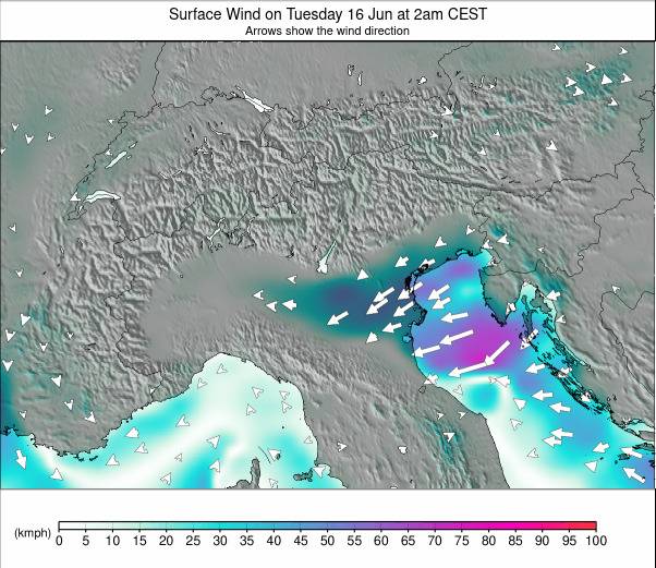 EUROPEAN ALPS weather map - click to go back to main thumbnail page