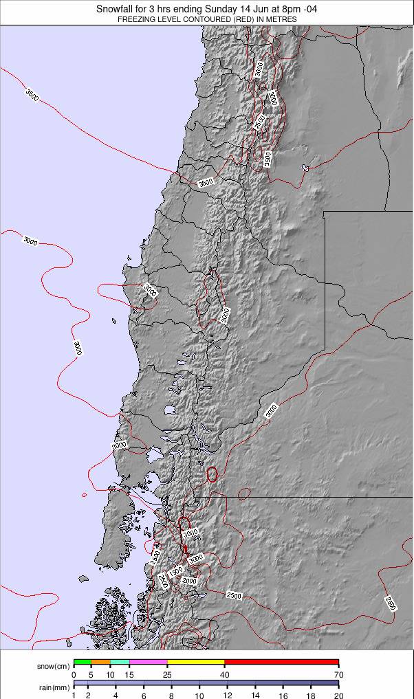 Central Andes weather map - click to go back to main thumbnail page