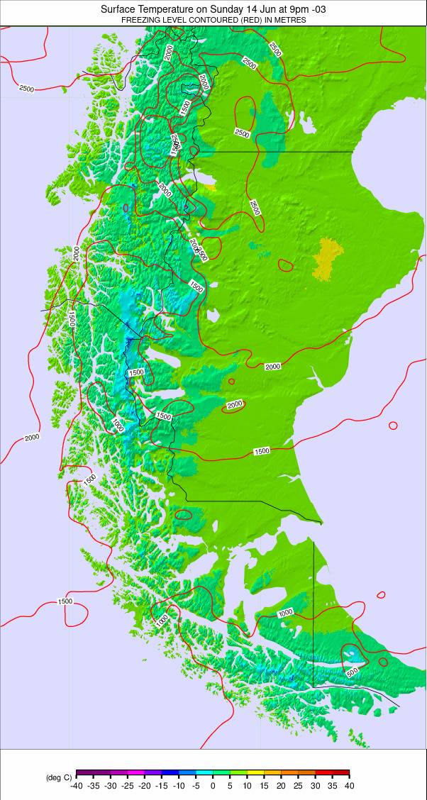 Southern Andes weather map - click to go back to main thumbnail page