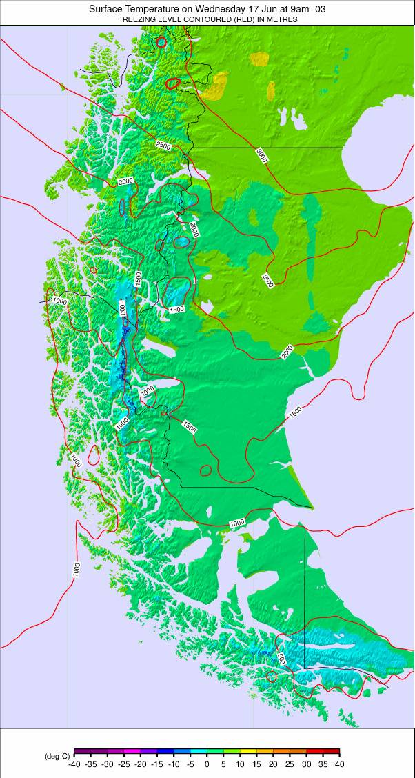 Southern Andes weather map - click to go back to main thumbnail page