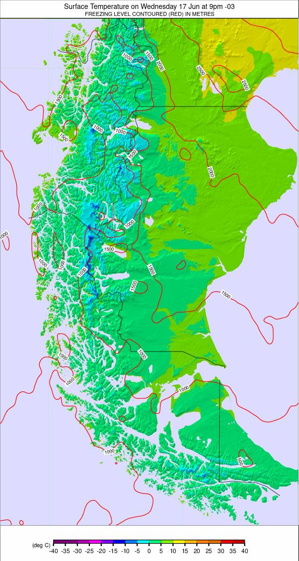Southern Andes weather map - click to go back to main thumbnail page