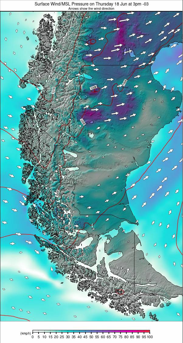Southern Andes weather map - click to go back to main thumbnail page
