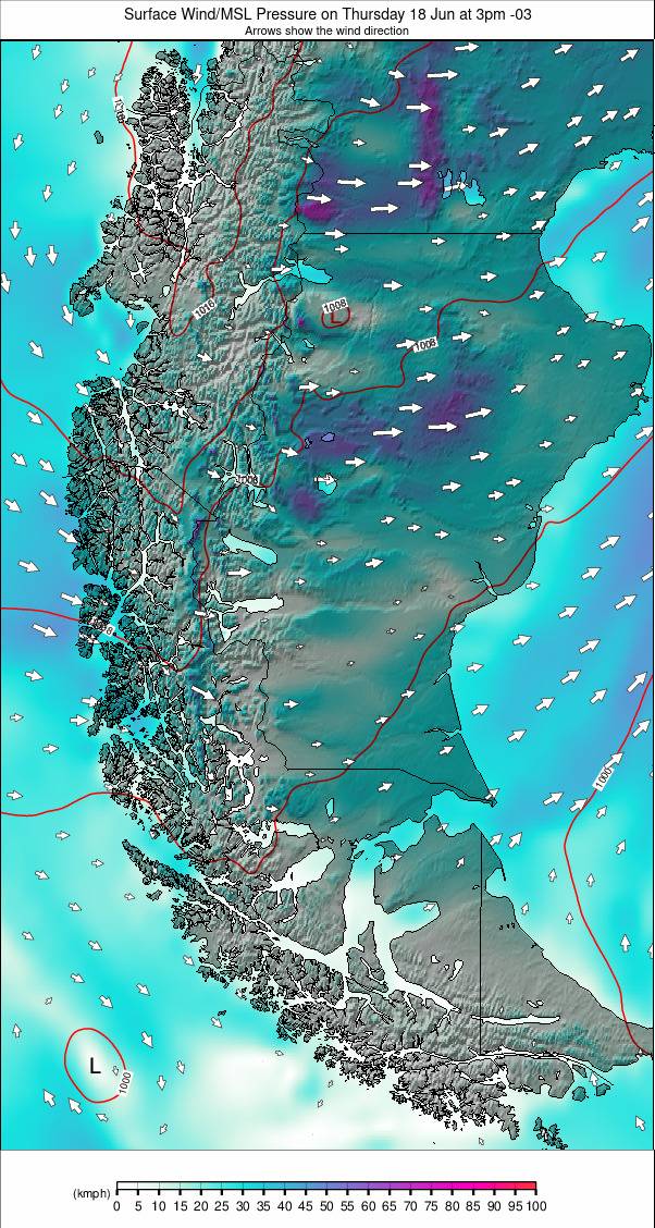 Southern Andes weather map - click to go back to main thumbnail page