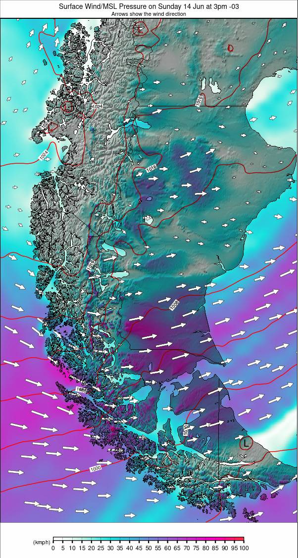 Southern Andes weather map - click to go back to main thumbnail page