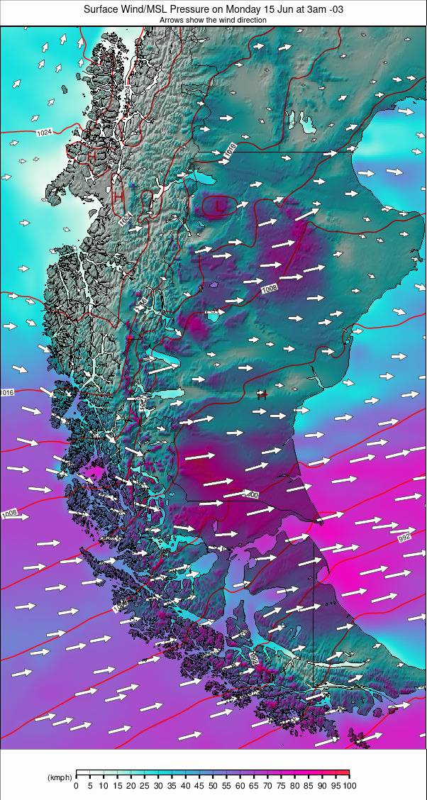 Southern Andes weather map - click to go back to main thumbnail page