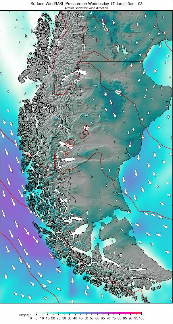 Southern Andes weather map - click to go back to main thumbnail page