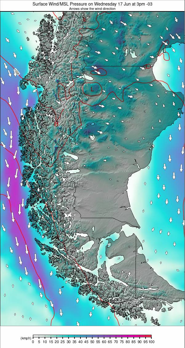 Southern Andes weather map - click to go back to main thumbnail page
