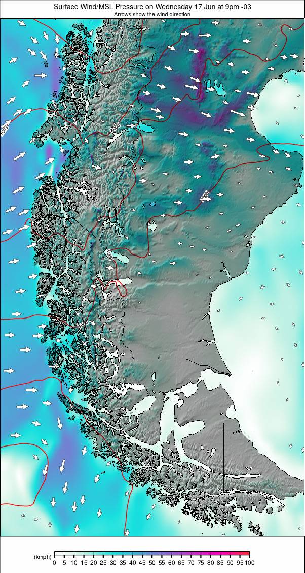 Southern Andes weather map - click to go back to main thumbnail page