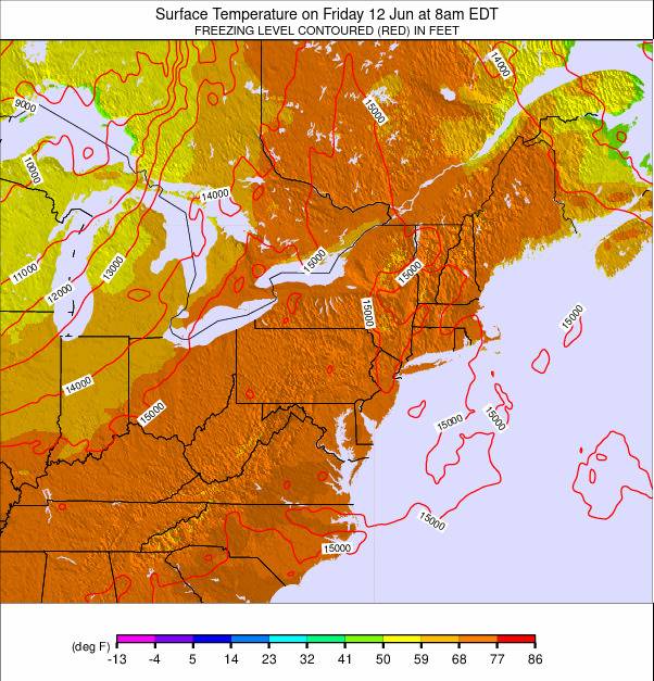 Appalachians and Great Lakes weather map - click to go back to main thumbnail page