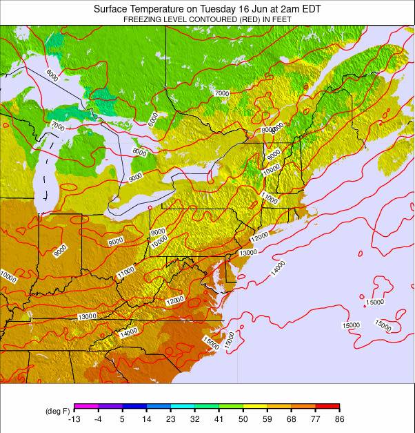 Appalachians and Great Lakes weather map - click to go back to main thumbnail page