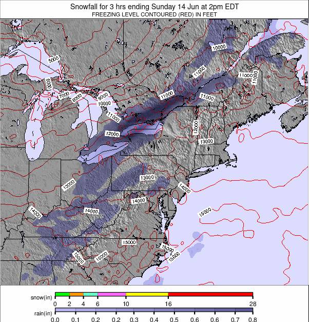 Appalachians and Great Lakes weather map - click to go back to main thumbnail page