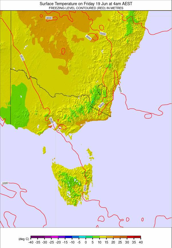 Australia - all SE weather map - click to go back to main thumbnail page
