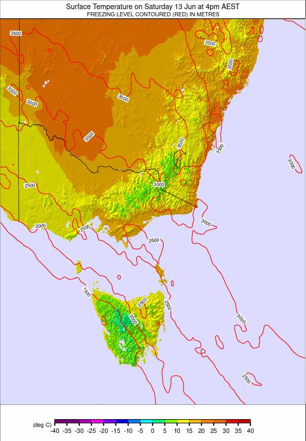 Australia - all SE weather map - click to go back to main thumbnail page