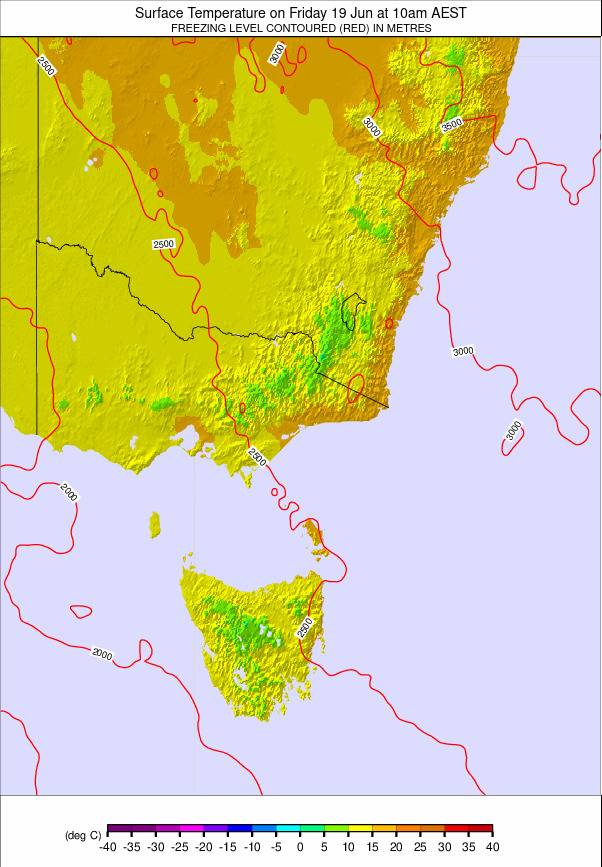 Australia - all SE weather map - click to go back to main thumbnail page