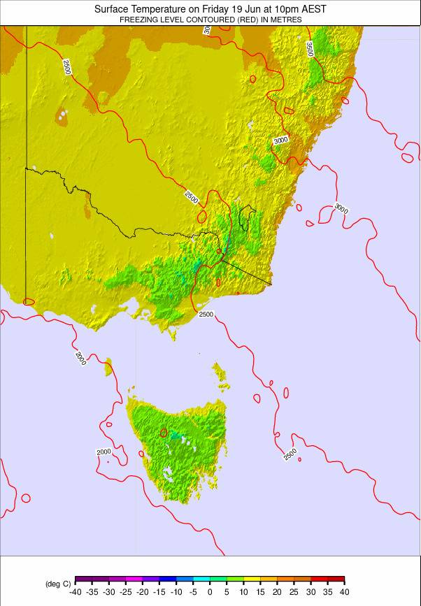 Australia - all SE weather map - click to go back to main thumbnail page