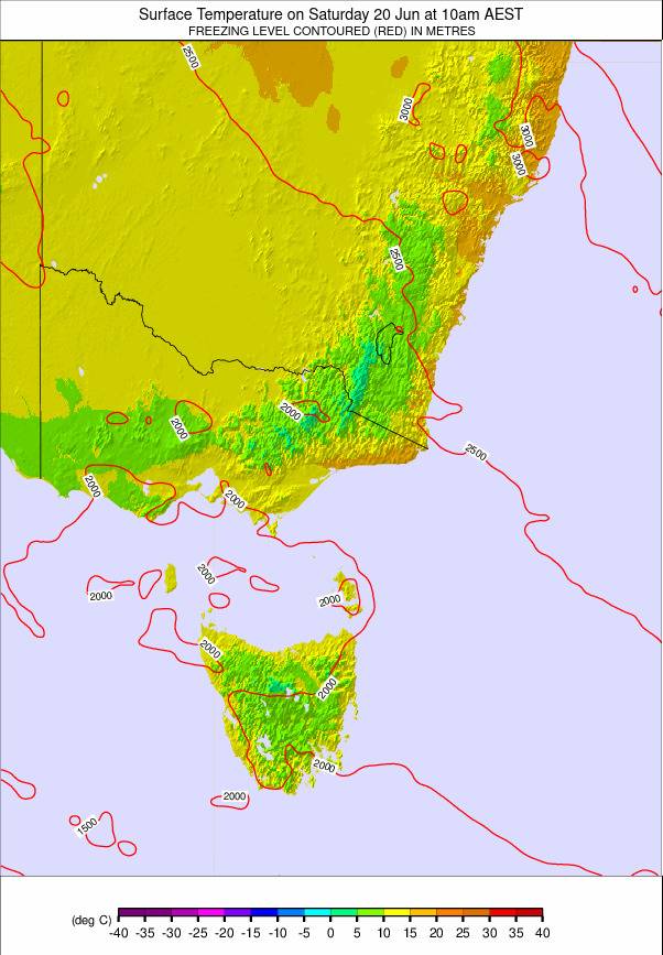 Australia - all SE weather map - click to go back to main thumbnail page