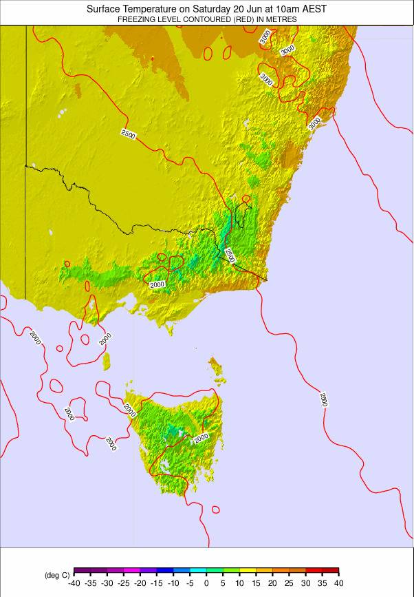 Australia - all SE weather map - click to go back to main thumbnail page