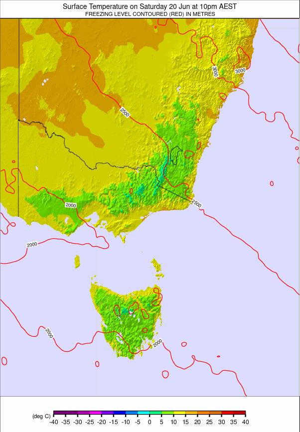Australia - all SE weather map - click to go back to main thumbnail page
