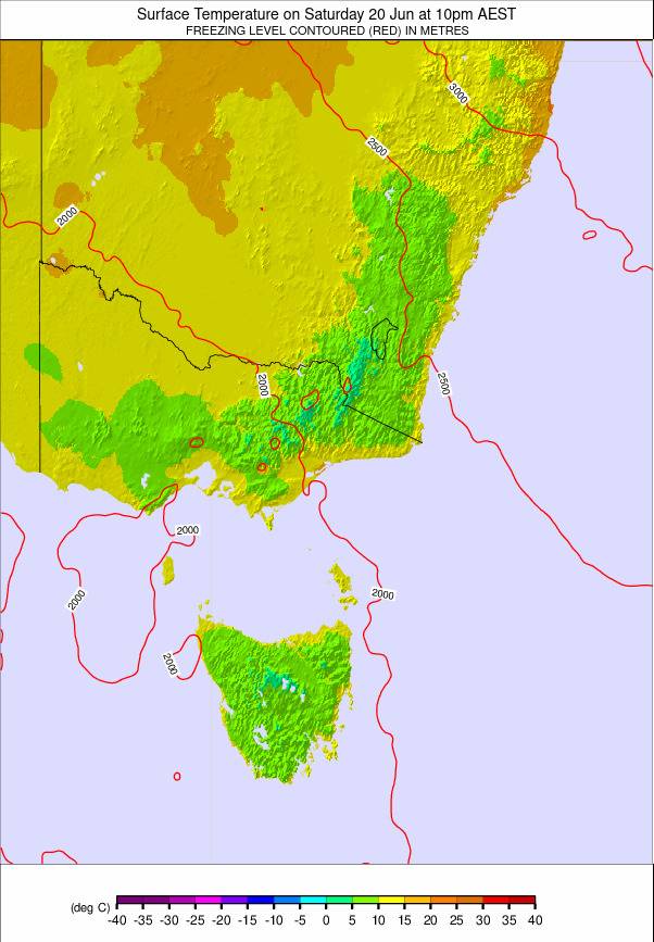 Australia - all SE weather map - click to go back to main thumbnail page
