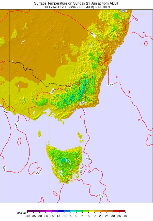 Australia - all SE weather map - click to go back to main thumbnail page