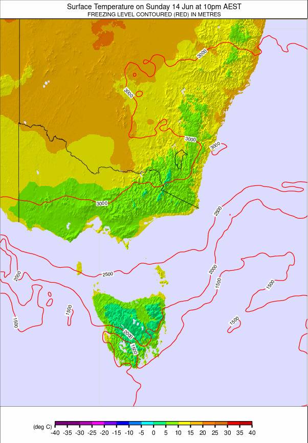 Australia - all SE weather map - click to go back to main thumbnail page
