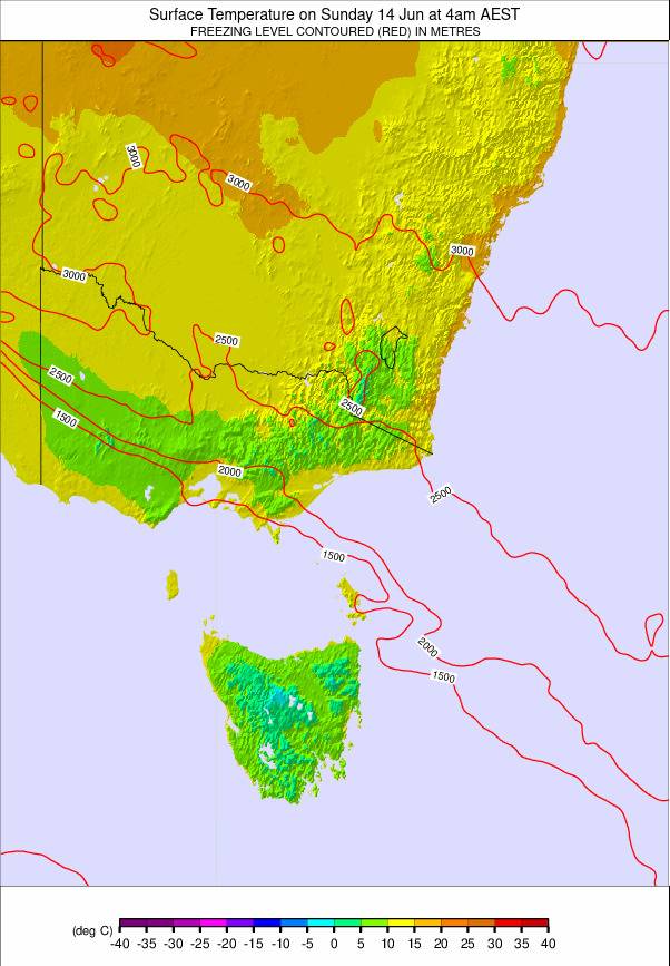 Australia - all SE weather map - click to go back to main thumbnail page
