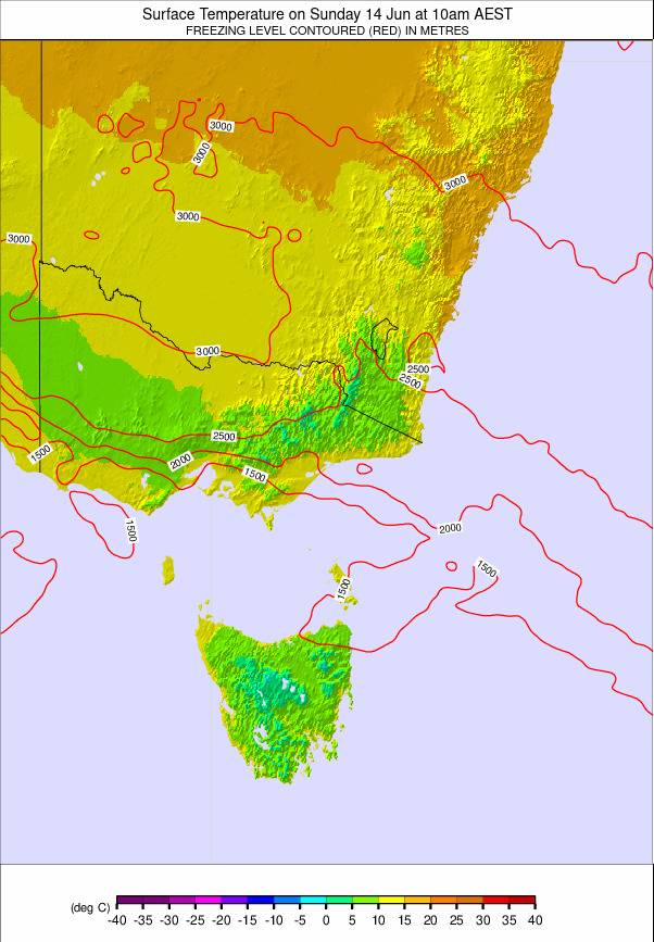 Australia - all SE weather map - click to go back to main thumbnail page
