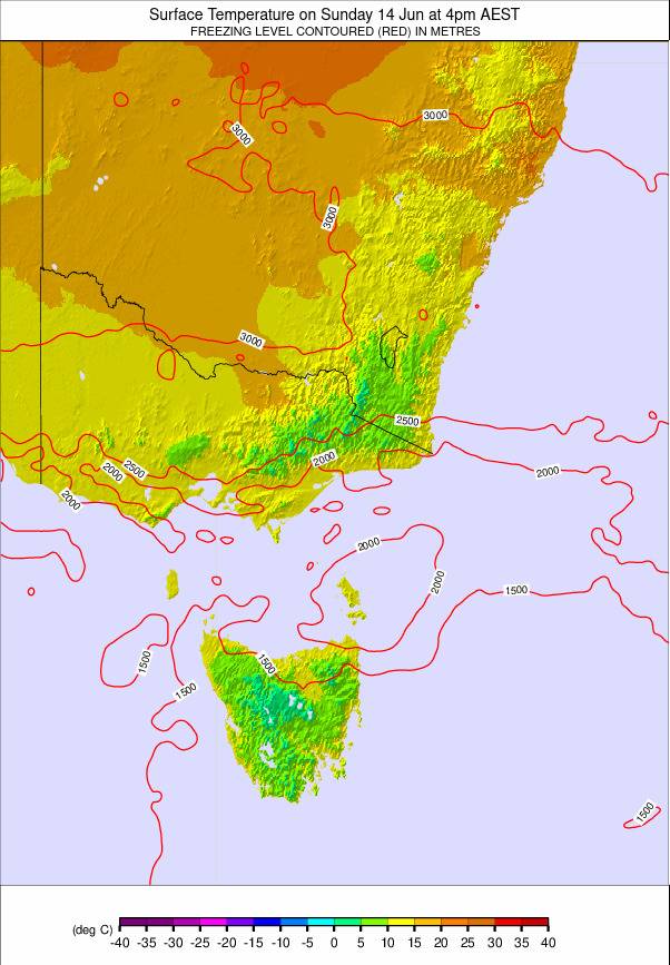 Australia - all SE weather map - click to go back to main thumbnail page