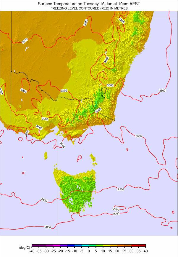 Australia - all SE weather map - click to go back to main thumbnail page