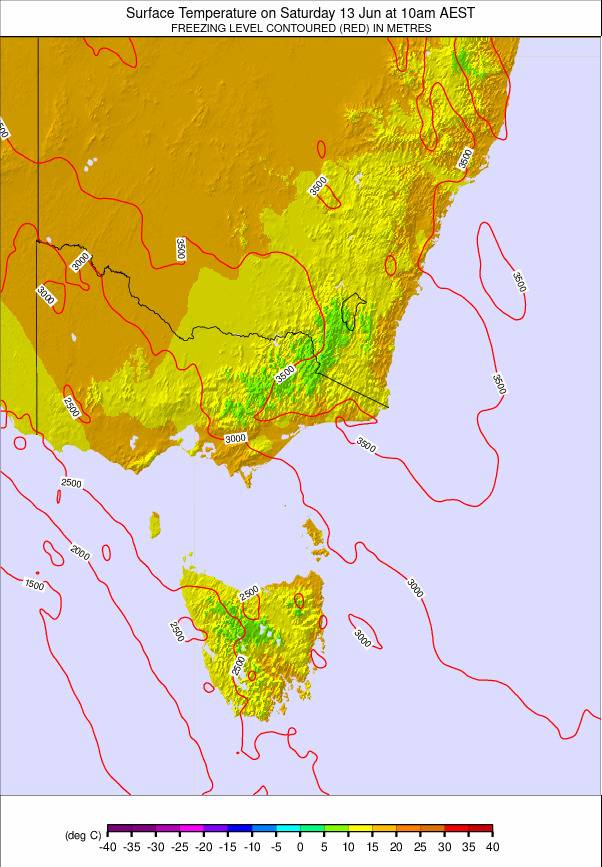 Australia - all SE weather map - click to go back to main thumbnail page