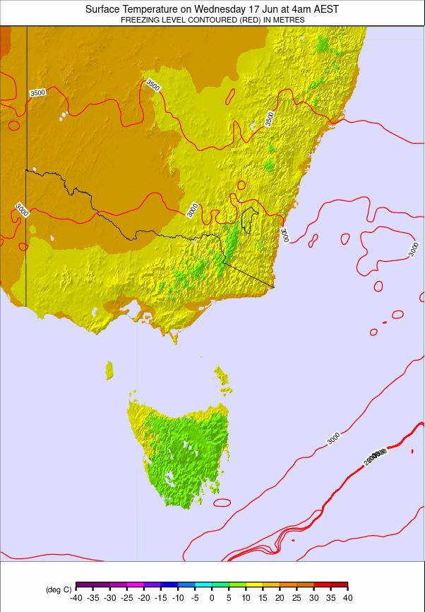 Australia - all SE weather map - click to go back to main thumbnail page