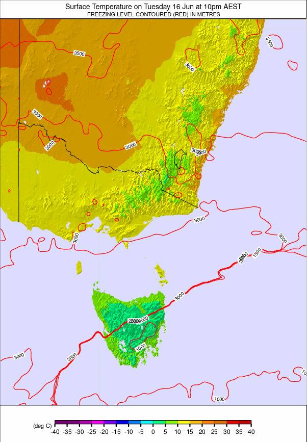 Australia - all SE weather map - click to go back to main thumbnail page