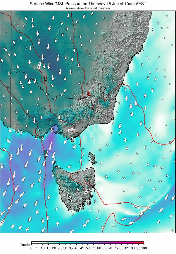 Australia - all SE weather map - click to go back to main thumbnail page