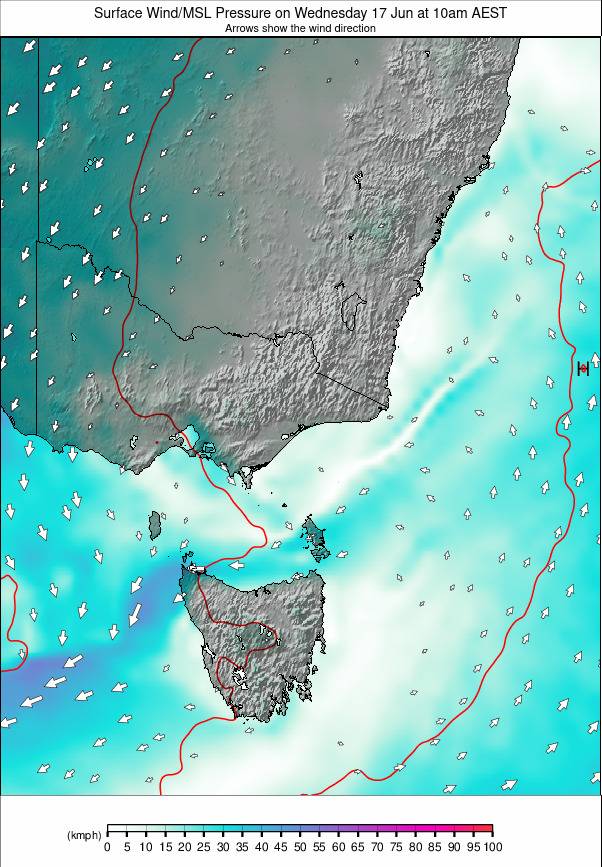 Australia - all SE weather map - click to go back to main thumbnail page