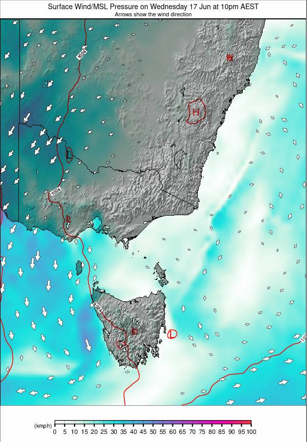Australia - all SE weather map - click to go back to main thumbnail page