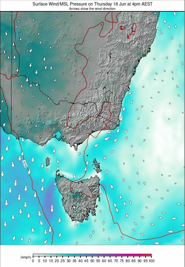 Australia - all SE weather map - click to go back to main thumbnail page