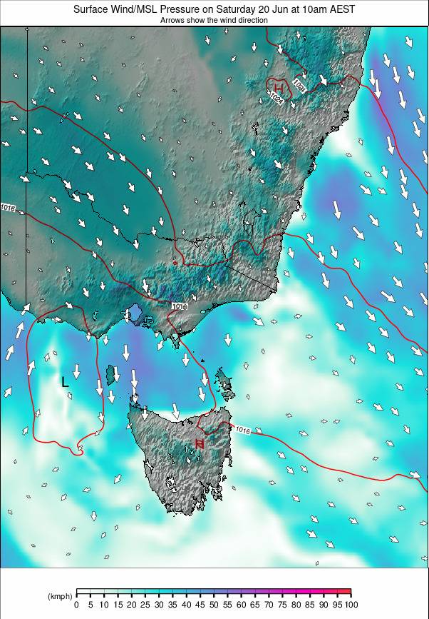 Australia - all SE weather map - click to go back to main thumbnail page